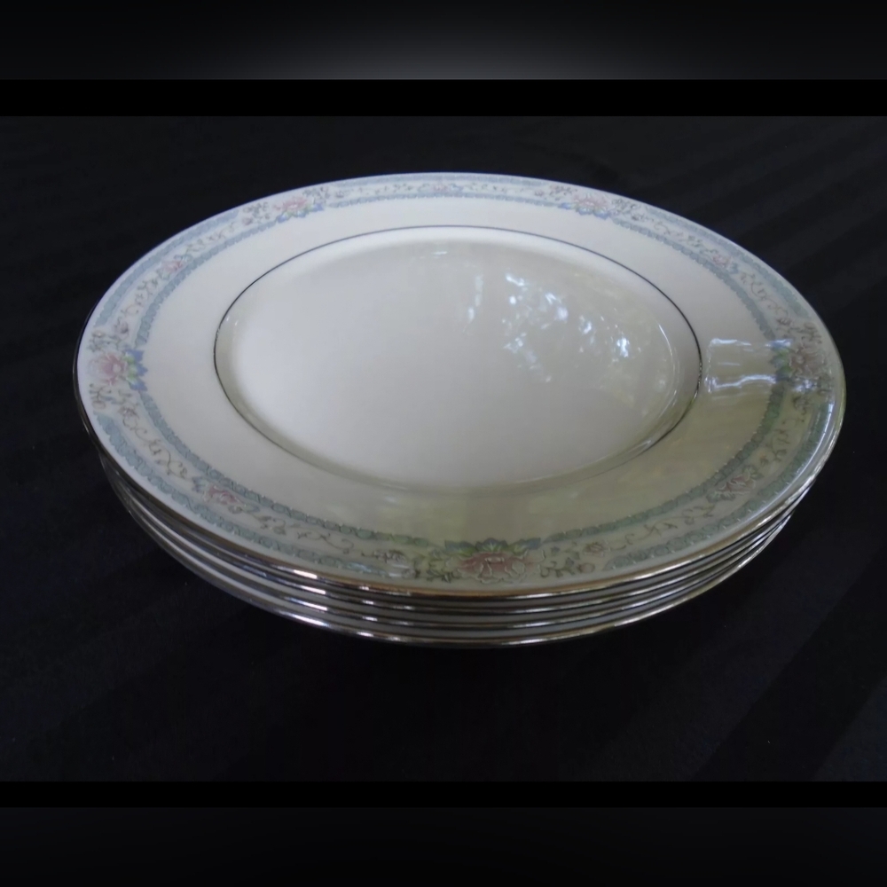 Vintage 4 Lenox Charleston SET 4  China Dinner Plates~Cosmopolitan Collection